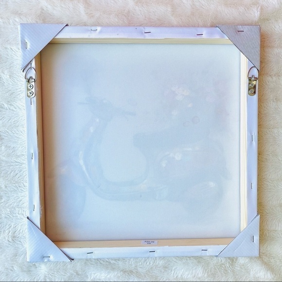 Nwt Scooter Vespa Canvas Painting Rainbow - Picture 9 of 9